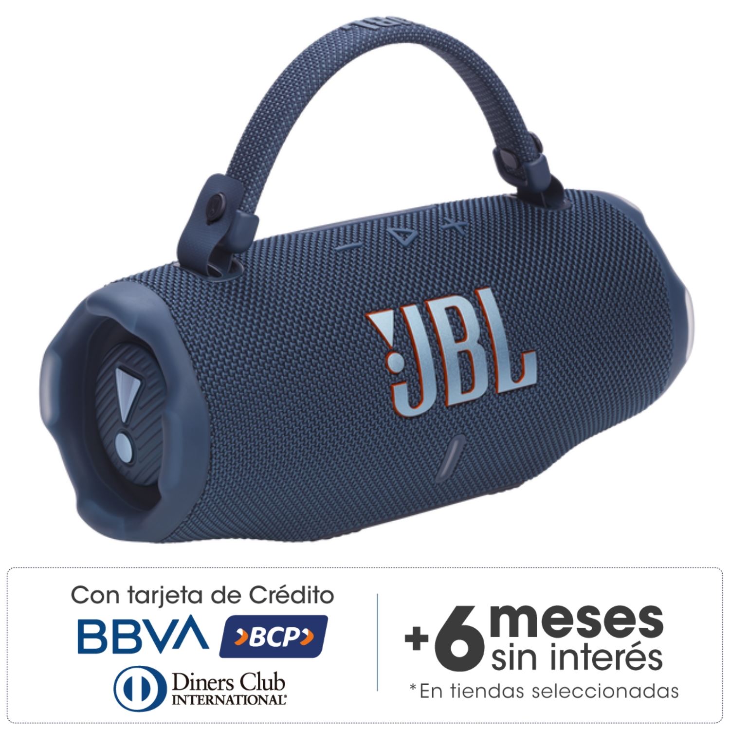 Parlante Bluetooth JBL Charge 6 Azul 28 horas